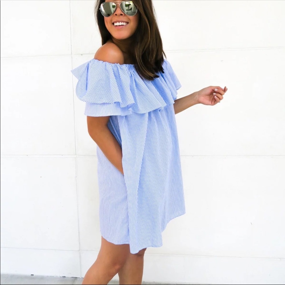 Zara Off-the-Shoulder Dress